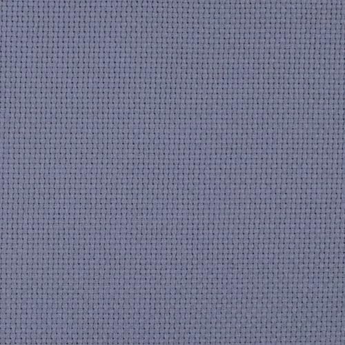 Image of KCS 16CT Counted Cotton Cross Stitch Aida Cloth Fabric (Light Steel Grey, 59 inch x 1 Yard)