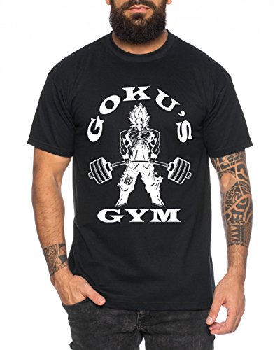 WhyKiki Goku Golds Camiseta de Hombre One Goku Dragon Master Son Ball Vegeta Turtle Roshi Piece Golds Db, Farbe2:Negro;Größe2:XXL