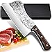 BILLION DUO Cuchillo de Carnicero - 18.5 cm Cuchillo de Carnicero Huesos - Cuchillos de cuchilla de carne forjada a mano, Hacha de Carnicero Cuchilla Engrosada para Cortar Huesos