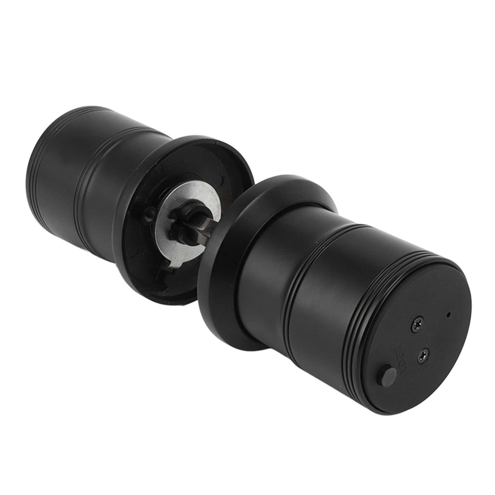 Door Smart Lock Semiconductor Maniglia per porta con impronta digitale nera per porte da ufficio spesse da 40 a 60 cm