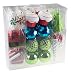 52 Piece Variety Bundle Shatterproof Christmas Tree Ornament Set | 9 Shapes - Trees, Cupcakes, Peppermints, Church, Ice Skates, Santa Icicle | Large 80mm Balls | Festive Holiday Décor | Gift Set
