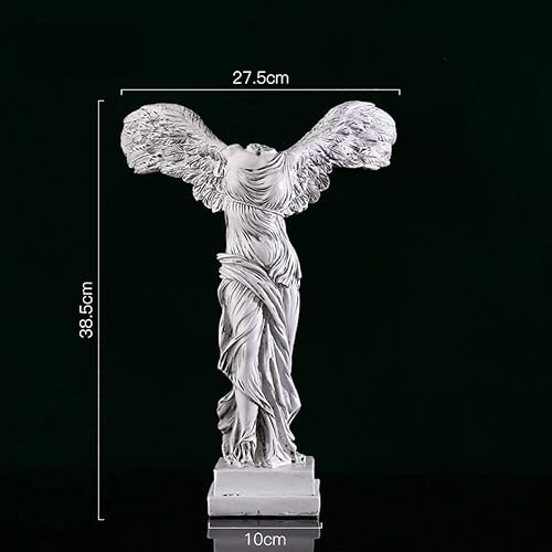 Miniatura 2 de Estatuas de dios griegos, esculturas de figura de diosa Victoria, aladas romanas, Samotracia, adornos de escritorio para decoración del hogar,