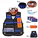 Produktbild Airtana Einsatzwestenset für Nerf-Spielzeugwaffen N-Strike Elite Serie mit 30 Darts zum Nachfüllen,  Nachlademagazin, Maske, Schutzbrille, Armband