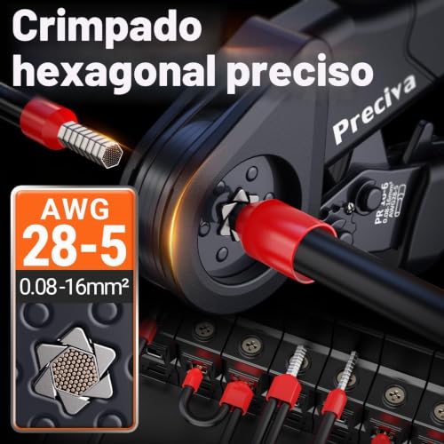 Crimpadora terminales electricos para proyectos de bricolaje en casa 3