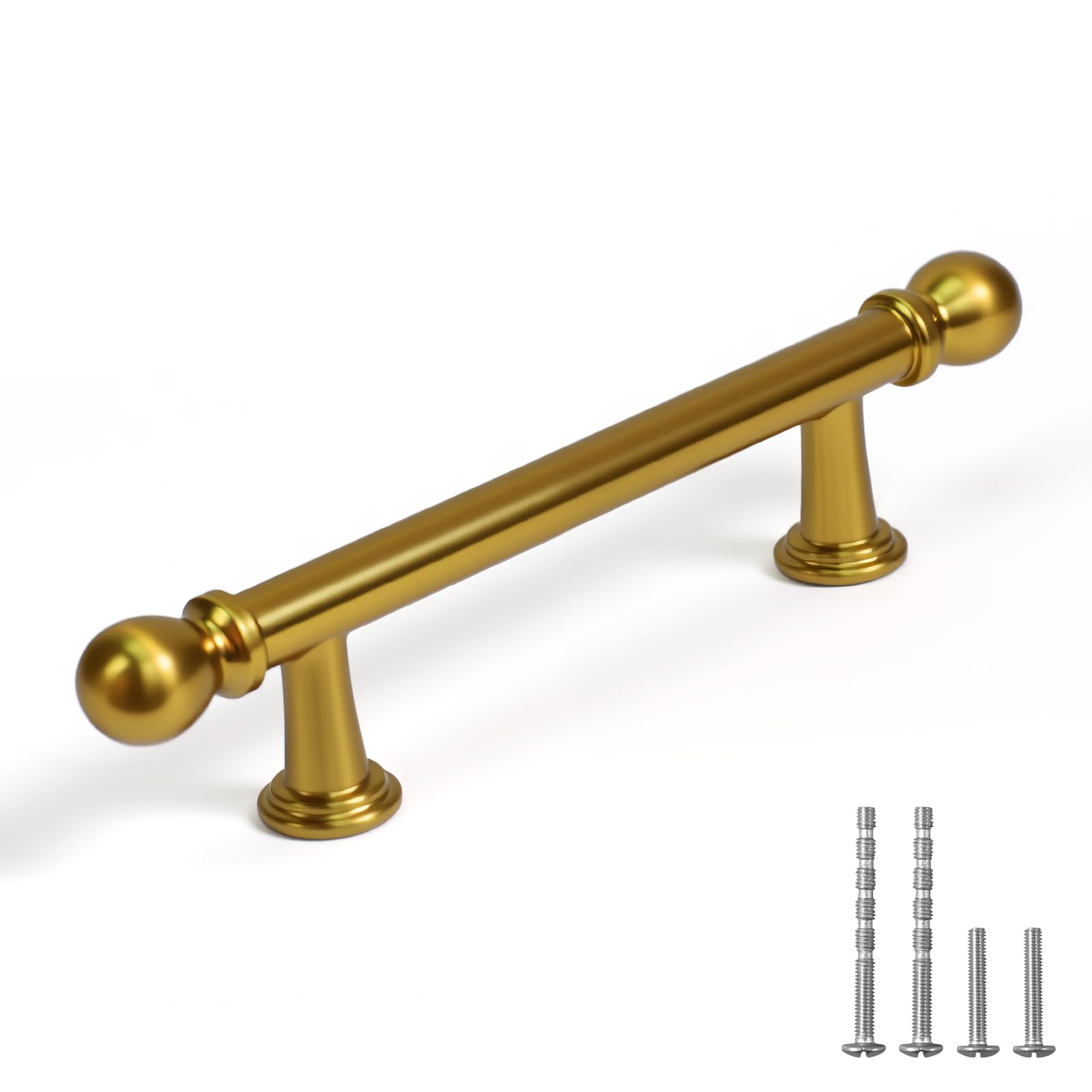 Poignées de tiroir bronze miel 76mm pour rénover un meuble