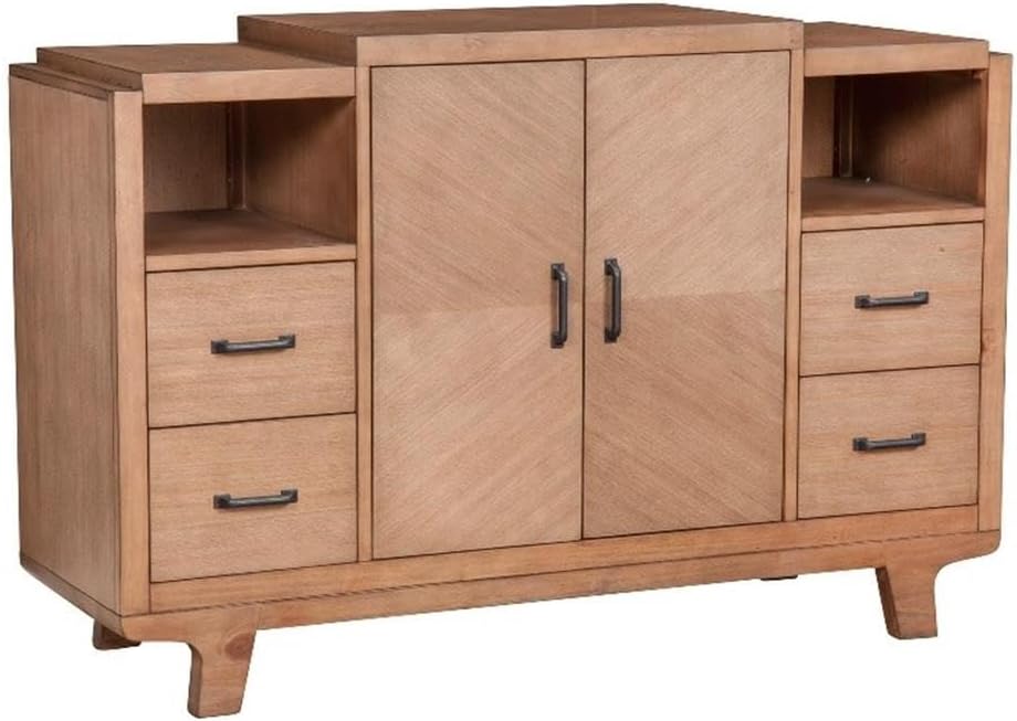 Alpine Furniture Olejo Solid Pine Sideboard Natural
