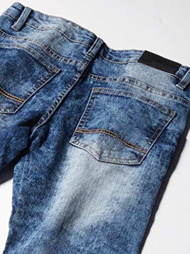 Southpole Boys' Silm Fit Stretchable Biker Denim Pants2