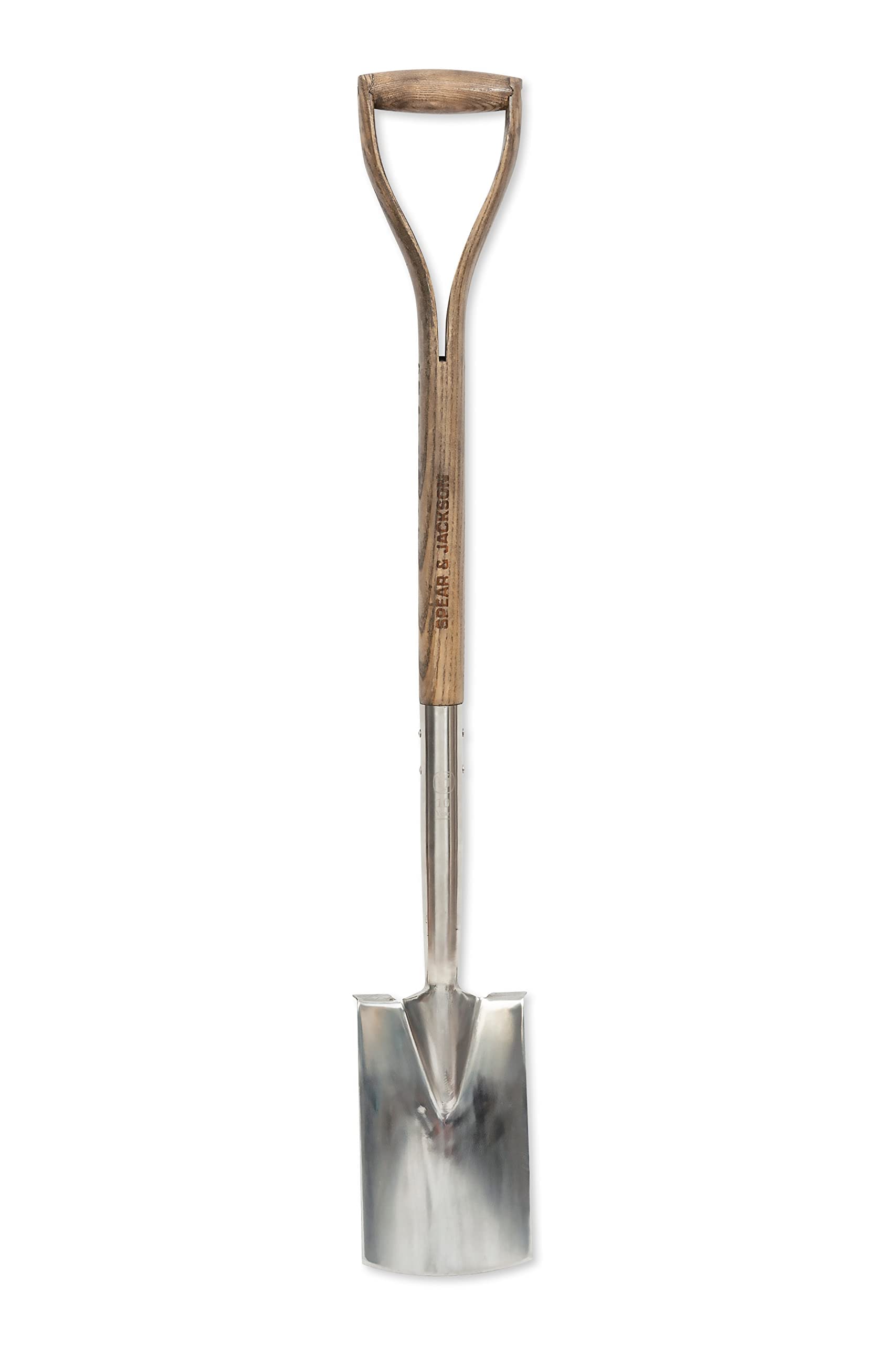 Spear & Jackson Traditional Stainless Steel Border Spade with 712mm Wooden Handle