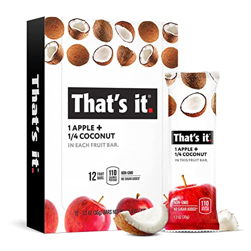 That's it. Apple + Coconut Fruit Bars