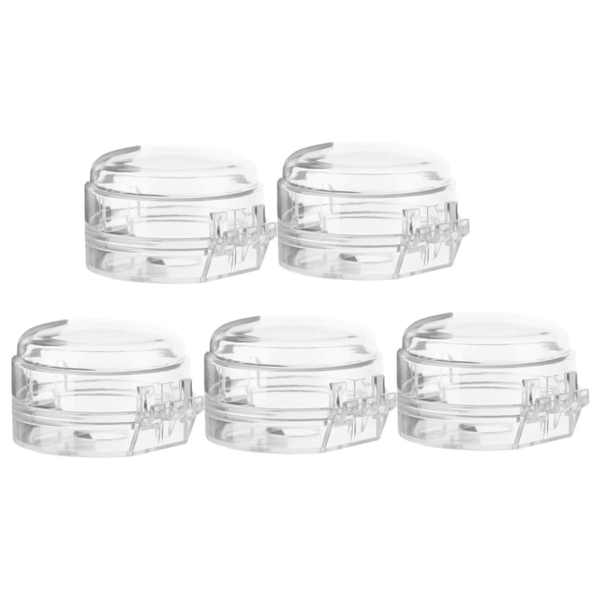 BESTonZON 5pcs Gas Stove Knob Covers Child Safety Guard Easy Install Stove Burner Cover
