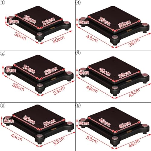 Soporte universal para amplificador de audio con aislamiento acústico de 38x33cm 7
