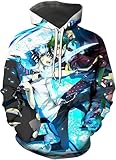 GO2COSY Anime Blue Exorcist Hoodie Sweatshirt Jacket Sweater Costume Pullover Fleece