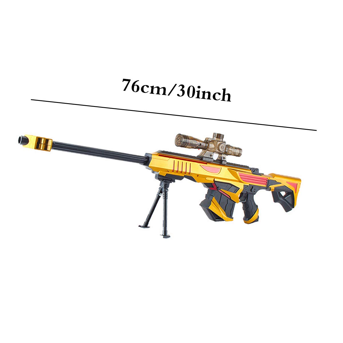 Plastic Infrared Water Bullet Gun Toy for Sniper Rifle Pistol Soft