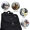 BAGLHER-Dog-Travel-BagAirline-Approved-Pet-Supplies-BackpackDog-Travel-Backpack-with-2-Silicone-Collapsible-Bowls-and-2-Food-Baskets BAGLHER Dog Travel Bag: The Perfect Companion for Convenient and Organized Pet Travel