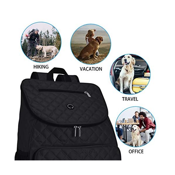 BAGLHER-Dog-Travel-BagAirline-Approved-Pet-Supplies-BackpackDog-Travel-Backpack-with-2-Silicone-Collapsible-Bowls-and-2-Food-Baskets BAGLHER Dog Travel Bag: The Perfect Companion for Convenient and Organized Pet Travel
