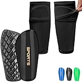 ✔ Los protectores de fútbol tibetanos con forma ergonómica ofrecen protección medioambiental – Elige el tamaño correcto entre las 4 opciones S, M, L y XL para niños, adolescentes y adultos, para que las espinillas se ajusten con precisión y firmeza a la curva de la tibia y la pantorrilla para una protección óptima.