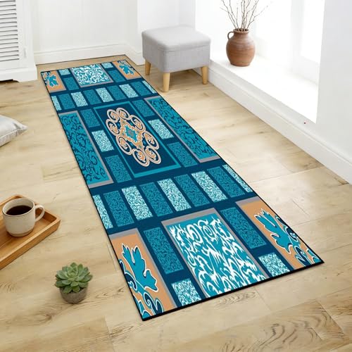 Tapis cuisine devant évier lavable 60 x 200 cm pour l'entrée - 8