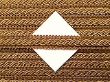 2 m Posamentenborte 13 mm gold