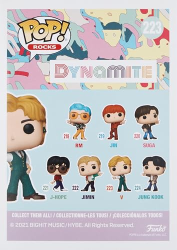 Funko Pop! Rocks: BTS – Dynamite – V – Figurine en Vinyle à Collectionner – Idée de Cadeau – Produits Officiels – Jouets pour Les Enfants et Adultes – Music Fans - Les Beatles, Paul McCartney, John Lennon, RIngo Starr, George Harrison Funko Pop! Rocks: BTS - Dynamite - V - Figurine en Vinyle à Collectionner - Idée de Cadeau - Produits Officiels - Jouets pour Les Enfants et Adultes - Music Fans – Image 6