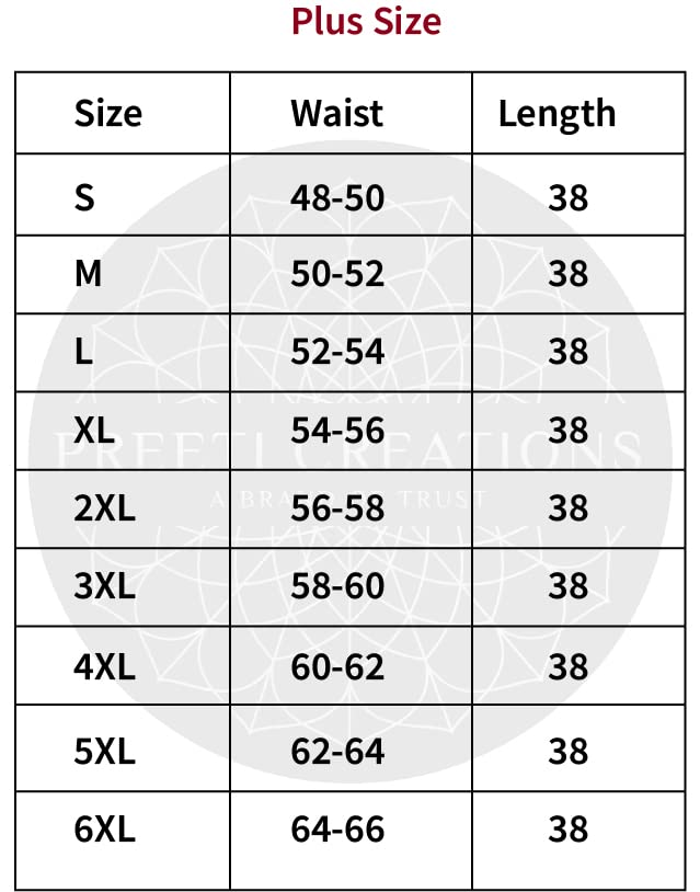 Image of Plus Size Cotton Petticoat for Women Combo (Size S to 6XL)