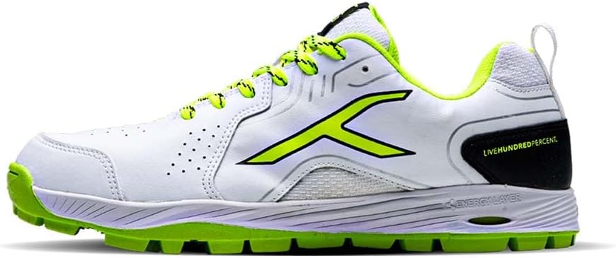 Pitch Force Cricket Shoes | Terraspike Studs | Embedded Support Plate for Stability | Lightweight & Durable | Ideal for Turf, Ground & Hard Surface