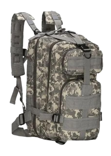 Mochila Tática Militar Assalt 30l 3d Cinza Camuflada M8