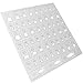 Carving Auxiliary Ruler Stainless Steel Flat Folding Scribe line Stencil, 58 PCS in 1 (AJ0096)