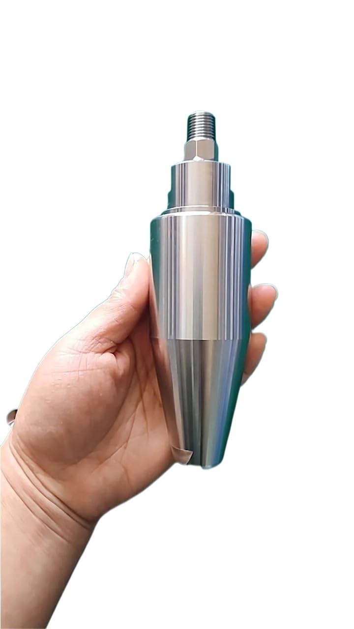 Compatible con hidrolimpiadoras de alta presión: boquilla turbo giratoria de ultra alta presión (1000 bar), agua caliente y fría, eliminación de óxido y limpieza de superficies.(M14x1.5 1.1mm nozzle)