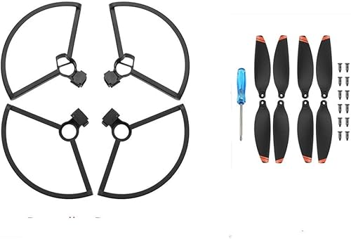 Miniatura 4 de Para DJI Mavic Mini 2SE, 4 piezas de liberación rápida de hélice protector de cuchilla, kit de protección de anillo, accesorio para drones DJI Mavic