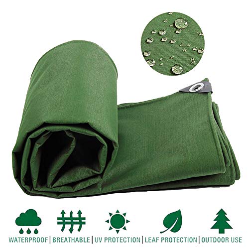 Preisvergleich Produktbild HLEF Bootsplane Mit Ösen, Schutzplane Gartenmöbel, Abdeckplanen Mit Ösen Gewebeplane Wasserdicht Winter Wetterfest Plane Fürs Garten Auto Motorrad Holz,6X8m / 20x26ft