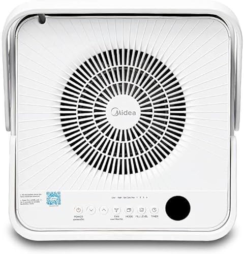 Vista 6 de Midea Cube 50 Pint Dehumidifier for Basement and Rooms at Home for up to 4,500 Sq. Ft., Smart Control, Compatible with Alexa (White), Drain Hose