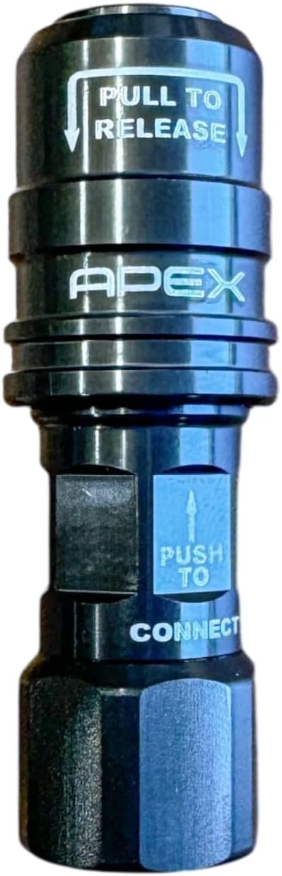 APEX High Flow Push On Air Chuck - 1/4" NPT Female - Air Up Faster