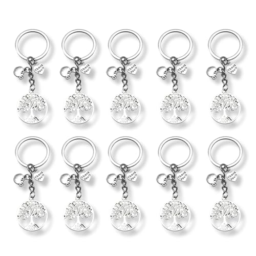 KEQAR 10 Piezas Llavero Árbol de la Vida – Llavero Familiar con Charm de Corazón y Manzana, Idea de Regalo para Amigos, Compañeros, Comunión, Bautizo, Cumpleaños, Detalles para Mesa y Eventos KEQAR 10 Piezas Llavero Árbol de la Vida – Llavero Familiar con Charm de Corazón y Manzana, Idea de Regalo para Amigos, Compañeros, Comunión, Bautizo, Cumpleaños, Detalles para Mesa y Eventos