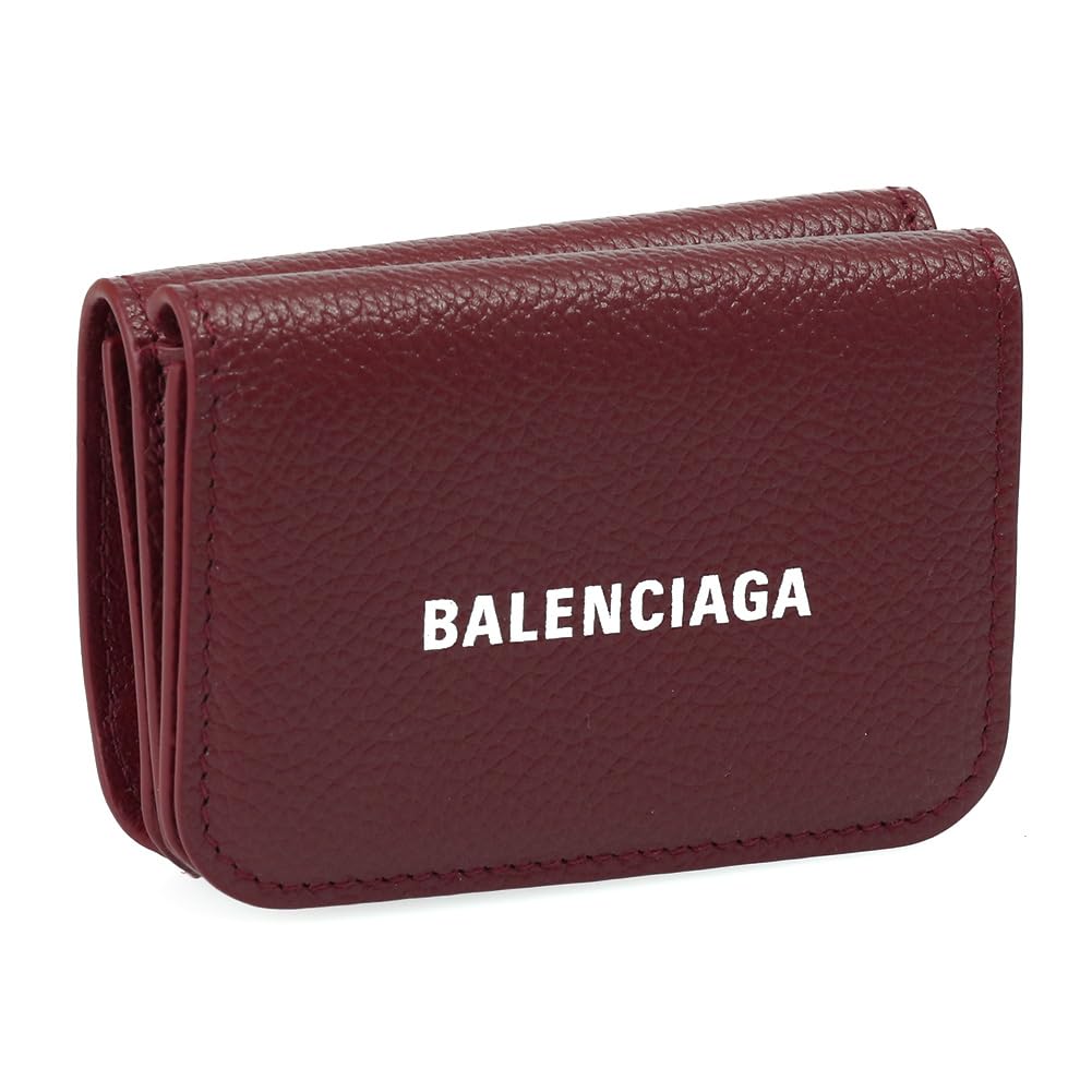 BALENCIAGA レザー三つ折り財布 レッド【箱付き】 51AU-CNm8WL.jpg