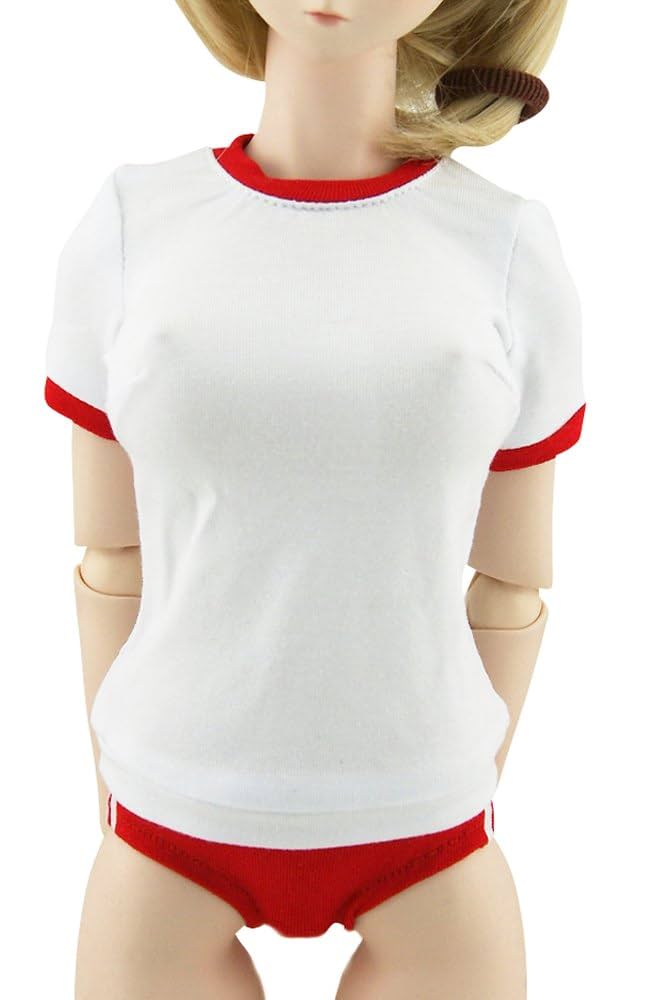 Amazon.co.jp: ドール 衣装 1/3 体操服 上下と ヘアバンド の