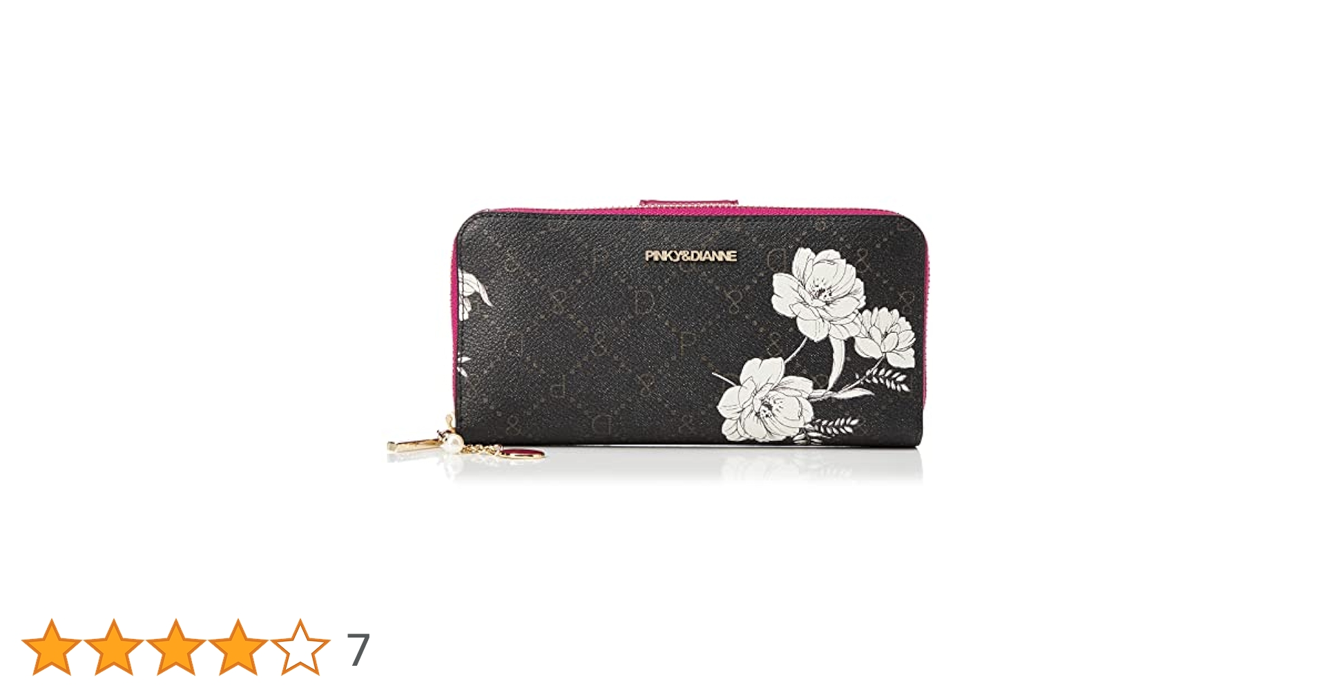PINKY&DIANNE フラワーペイント 長財布 新品未使用品 Amazon | [ピンキーアンドダイアン] ラウンドファスナー長財布