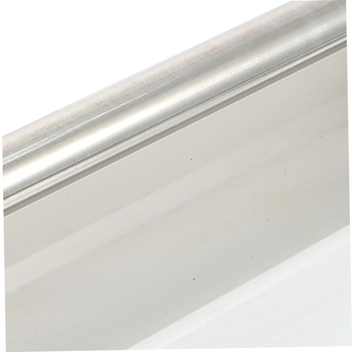 Comedero para Palomas Ligero Antisalpicaduras 2 Piezas Blanco | Acero Inoxidable, Uso Interior y Jardines, Fácil de Limpiar, Suministro para Aves