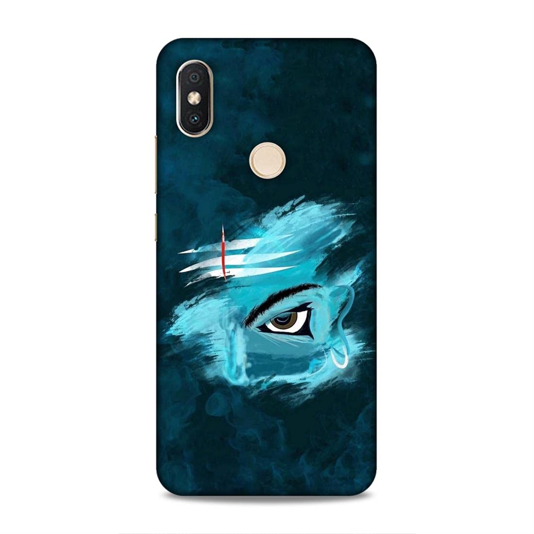 Lucent Crafts Premium Unique Stylish Slim Lightweight Shock Proof Hard Back  Case Mobile Cover for Xiaomi Redmi Y2 (Shivji Mahadev Bholenath 3D