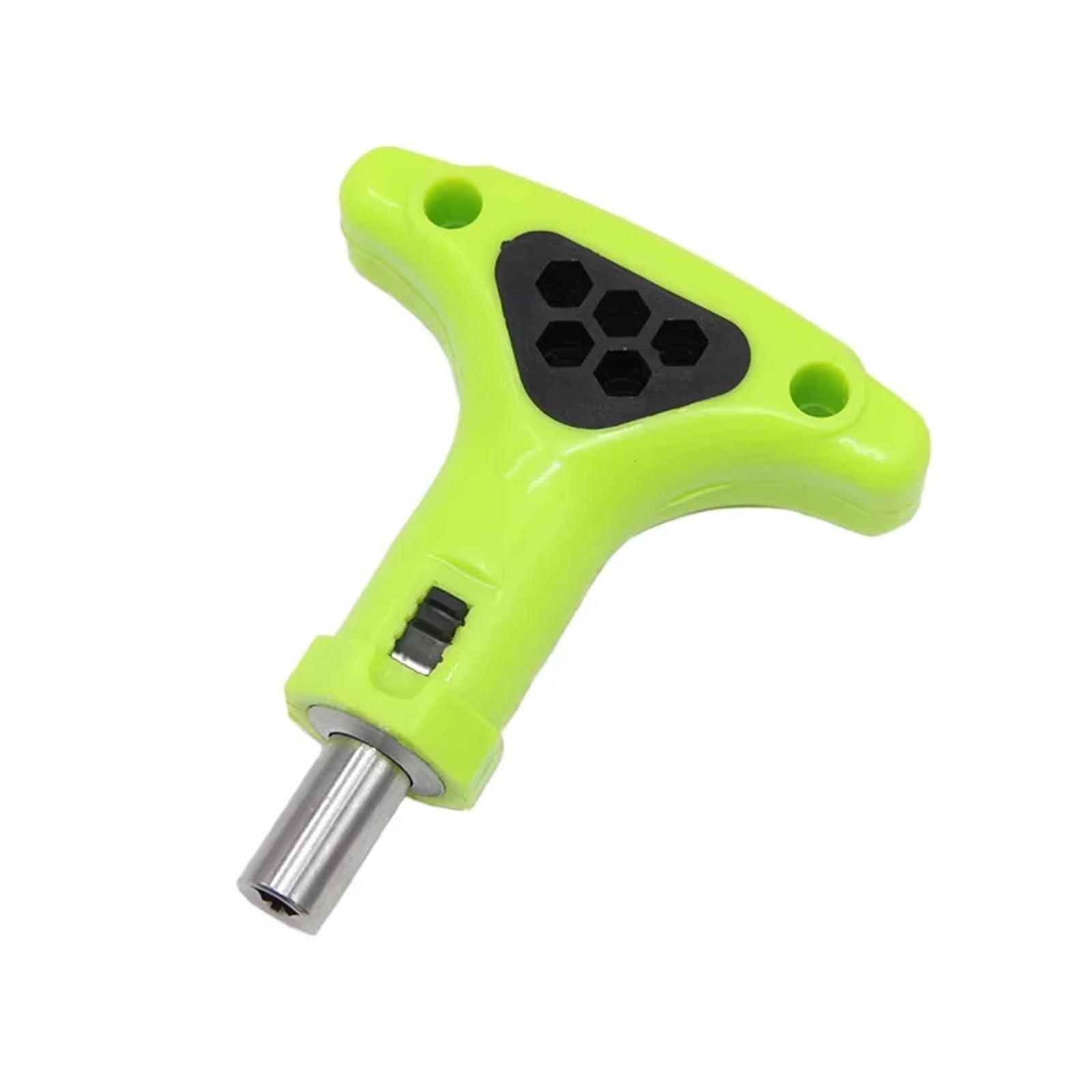 yanyaxm T-Handle Ratchet Screwdriver 6.35mm Bit Socket Dual-Use Wrench Reversible Home Repair Labor Saving Tools