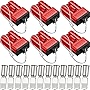 6 Pack 6-10 Gauge Battery Quick Connect Disconnect Wire Harness Plug Connector Quick Connect Wire Connectors Winch Connector Plug 50 A 12-36 V Direct Current Cable Connector for Recovery Winch Trailer