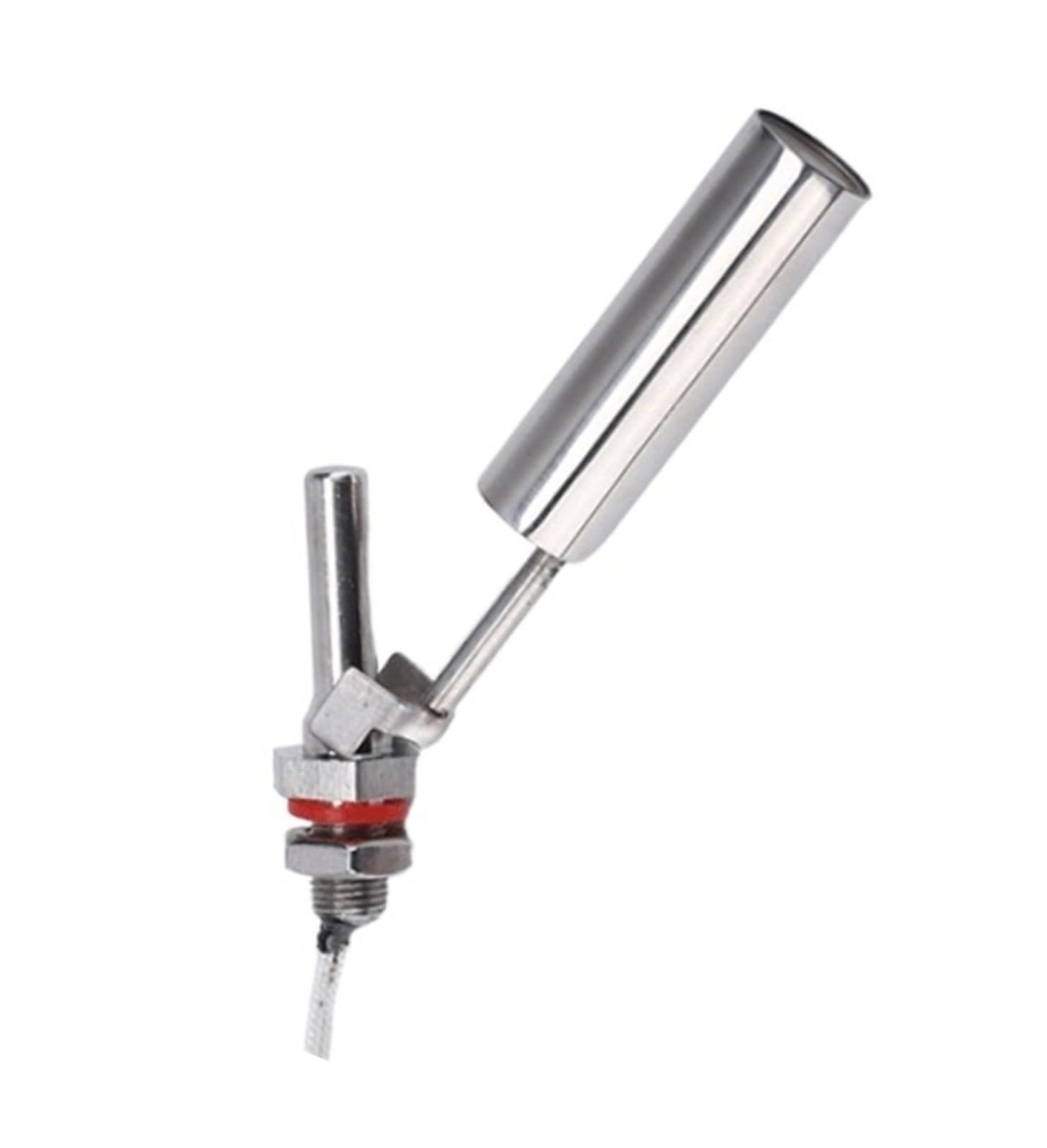 Interruptor de flotador estilo pico de pato, controlador de nivel de agua de montaje lateral, rosca M10, 0–220 V
