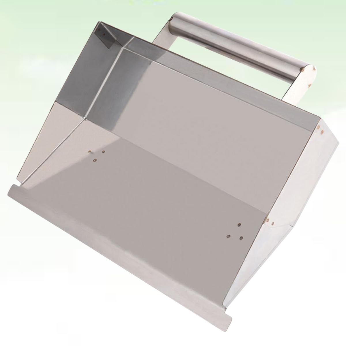 Raschietto per Intonaco e Cemento in Acciaio Inox Impugnatura Ergonomica | Acciaio Inossidabile Argento, Presa Comoda, Saldatura Multi-Punto, per Pareti in Cemento, Uso Interno ed Esterno