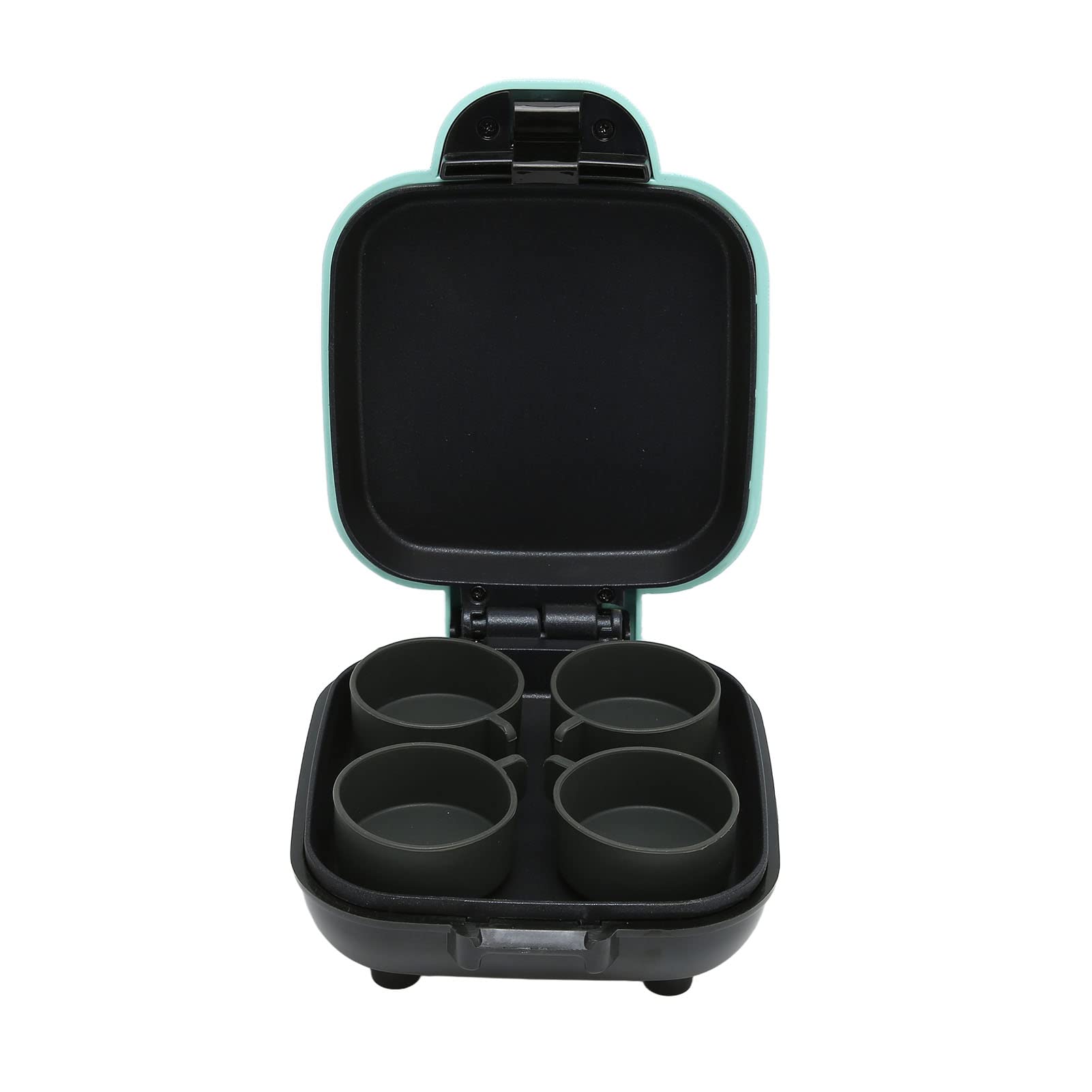 Egg Bite Maker Máquina de Tarta de Huevo Desayuno Máquina de Desayuno Bandejas con para el Hogar Máquina de Desayuno Azul 420W 5 para Cazadores Furtivos de Huevos (Enchufe UE