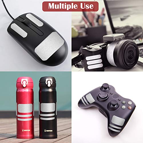 Zonon ZONON-1833 8 Pieces Cell Phone Grip Tapes Stickers Anti-Slip Grip Rubberized Decal Stickers Adhesive Traction Grip Decal Stickers Anti-Slip Textured Phone Tape For Phones Tablet Computer Gaming Cases thumb #5