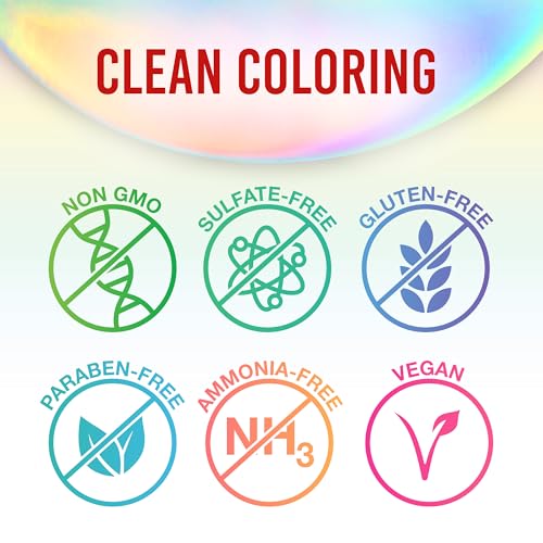 Punky Fire Semi Permanent Hair Color - Vegan & Cruelty-Free Conditioning Hair Dye, Lasts Up to 25 Washes, 3.5 fl oz