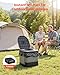 VEVOR Portable Toilet, 330 lbs Load Capacity, Folding Camping Toilet for Adults, Outdoor Travel Potty with Carry Bag, Trash Bags, Suitable for Home Use, RV Travel, Camping, Hiking, Boating, Car, Trips