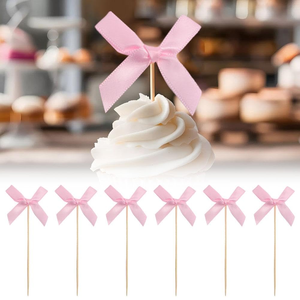 20 Stück Schmetterlings-Kuchenaufsätze – Rosa Deko Für Baby-Party, Hochzeit & Geburtstag