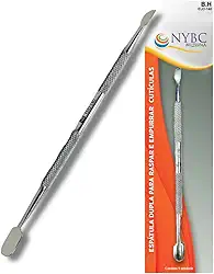 Espátula de Unha Dupla (14,0 cm) NYBC Beauty: Precisão e Segurança para Remoção de Cutículas
