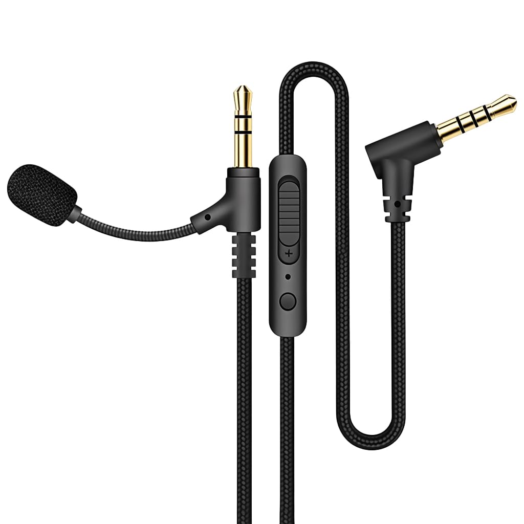 ZORBES® Microphone Cable for Headphones 3.5mm Audio Cable, 1.5m Replacement 3.5mm Headset Cable with Inline Mic, Braided Audio Cord with Volume Control for Headphones, PC, Laptop, Phone-image-19