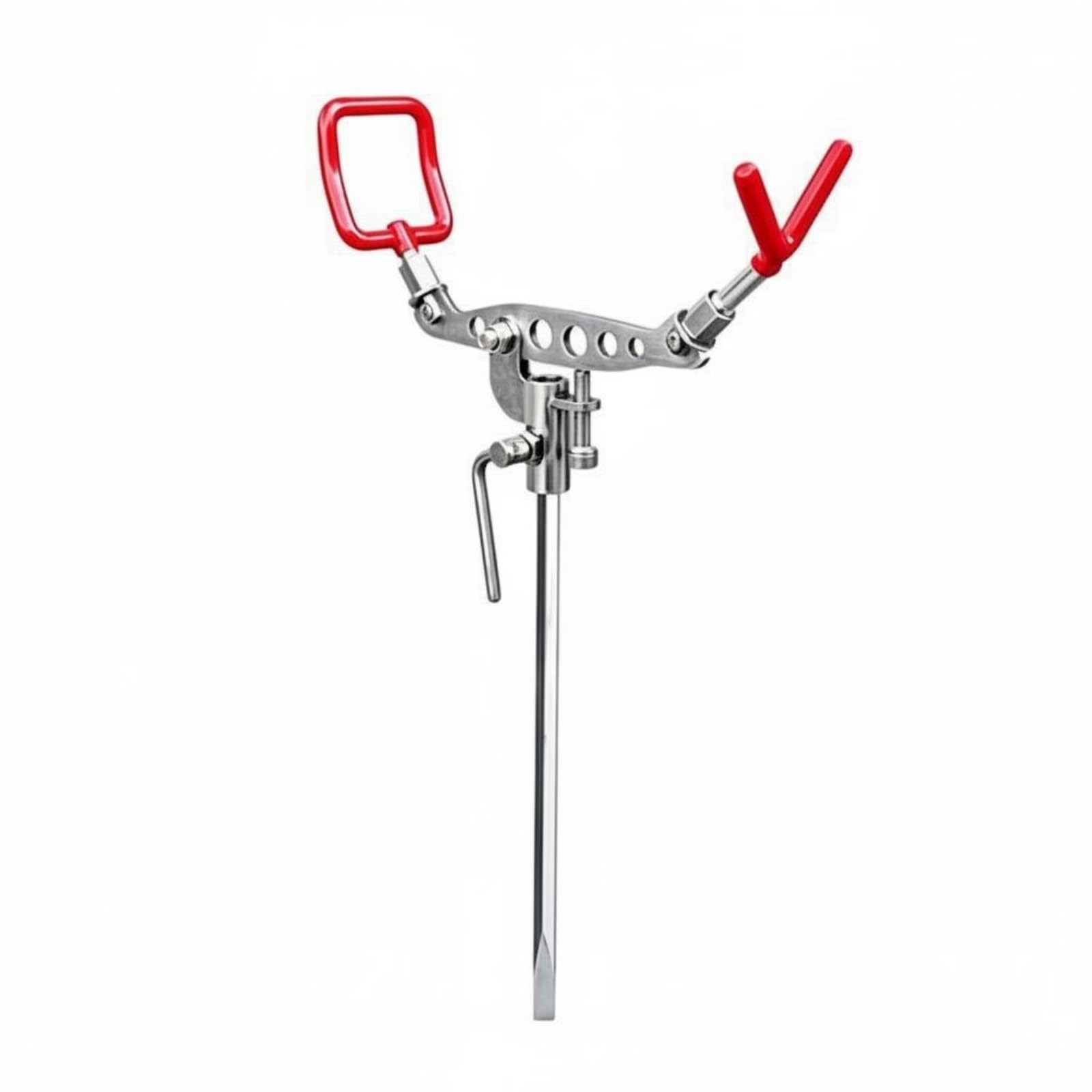Gralara Erdspieß Rutenhalter Rostfrei Edelstahl Angelrutenhalter Verstellbar Meeresangel Rutenständer für Brandungsangeln, Felsangeln